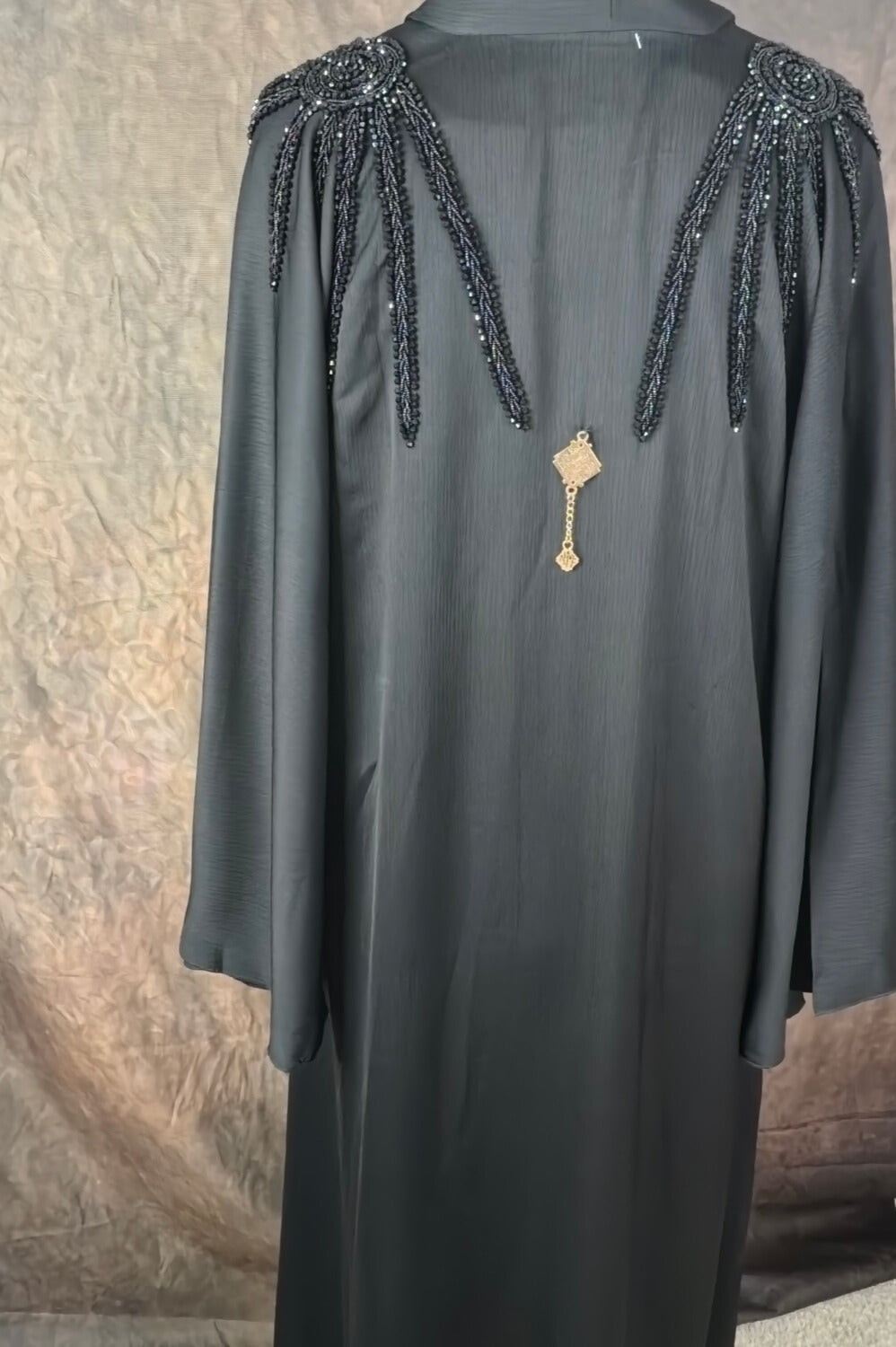 Convertible Abaya Noir