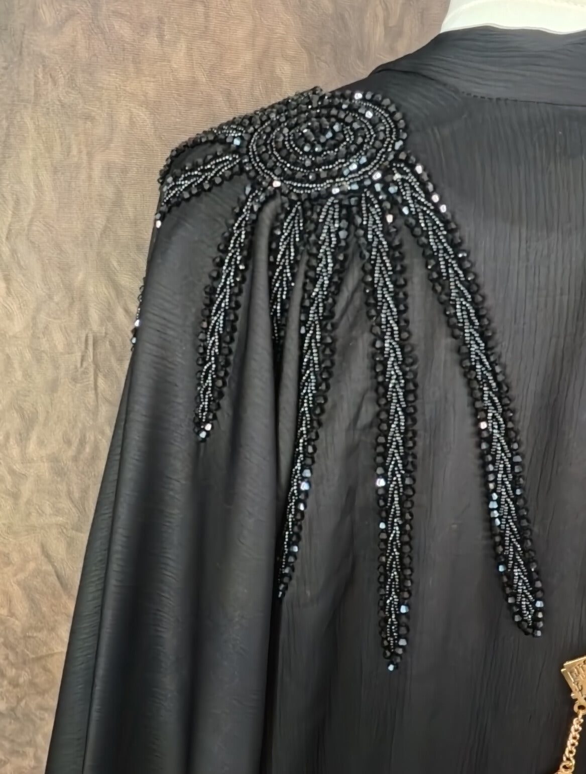Convertible Abaya Noir