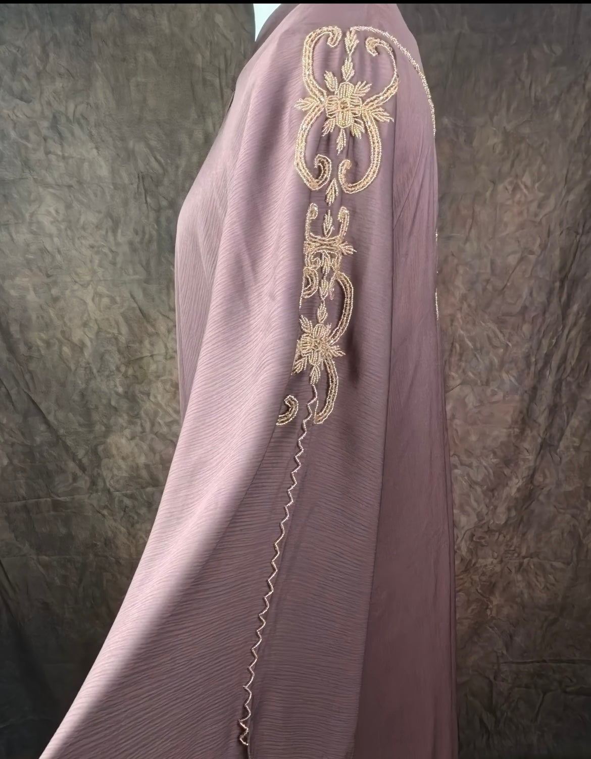 Convertible Abaya – Mauve