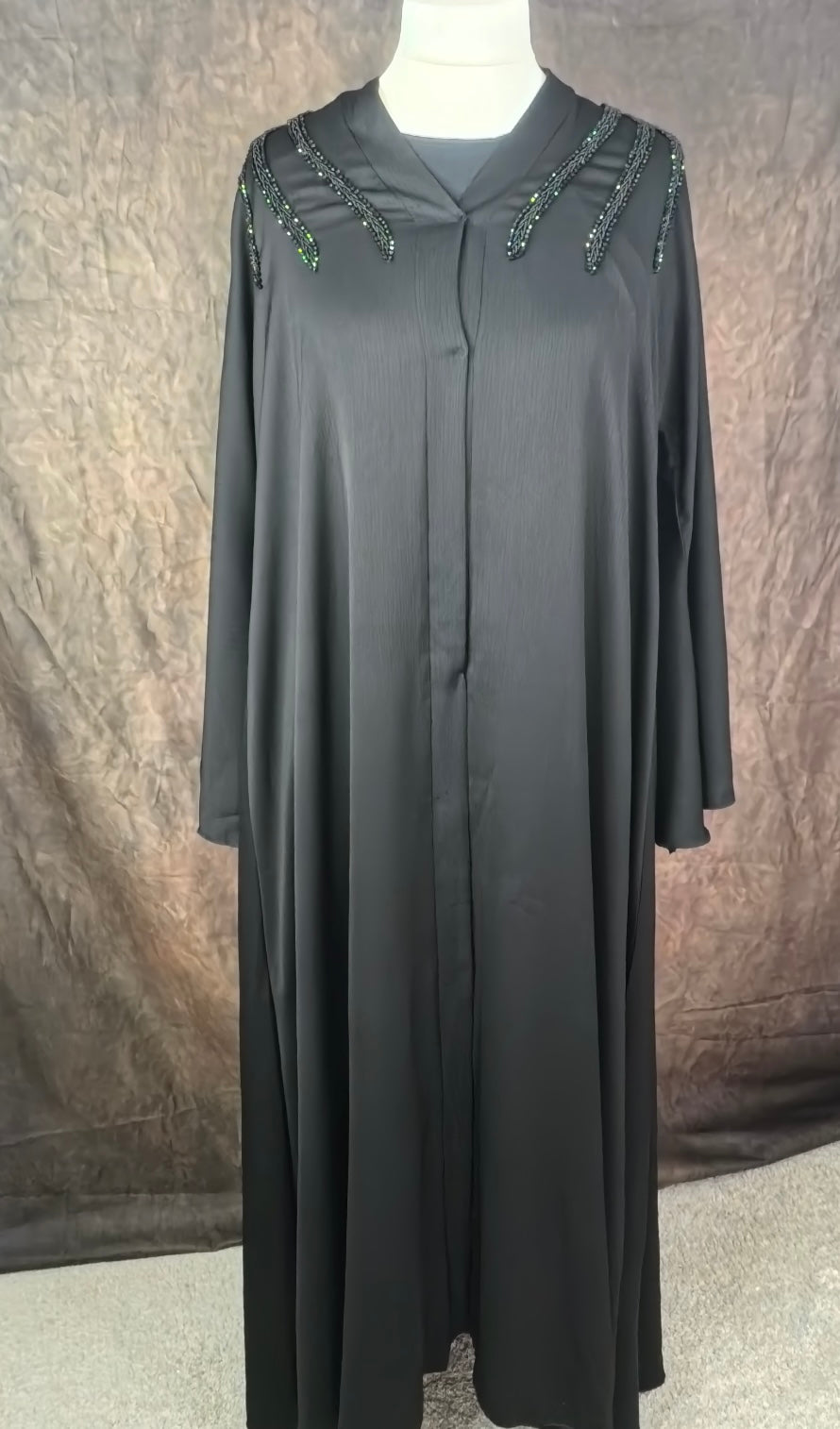 Convertible Abaya Noir