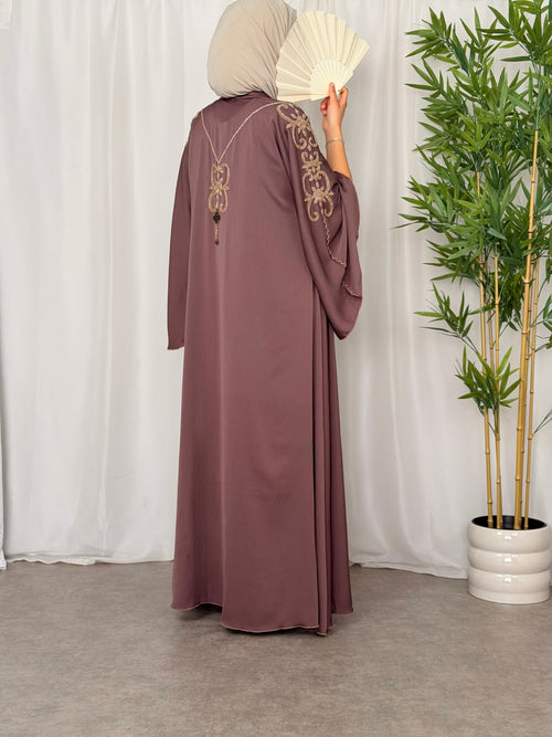 Convertible Abaya - Rosewood